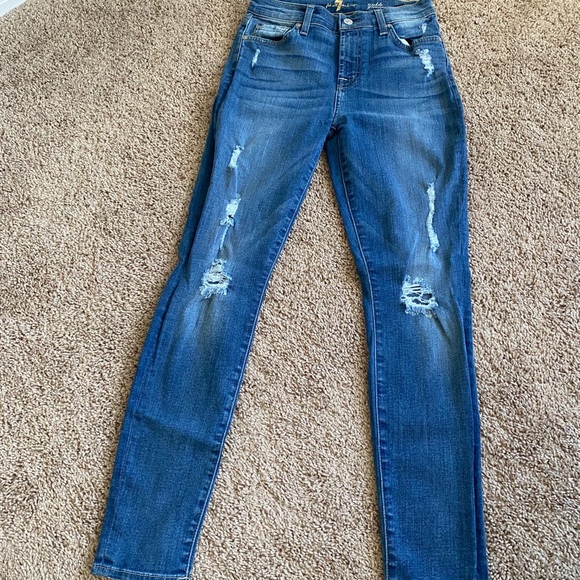 7 for all Mankind jeans size 25 - Picture 3 of 8